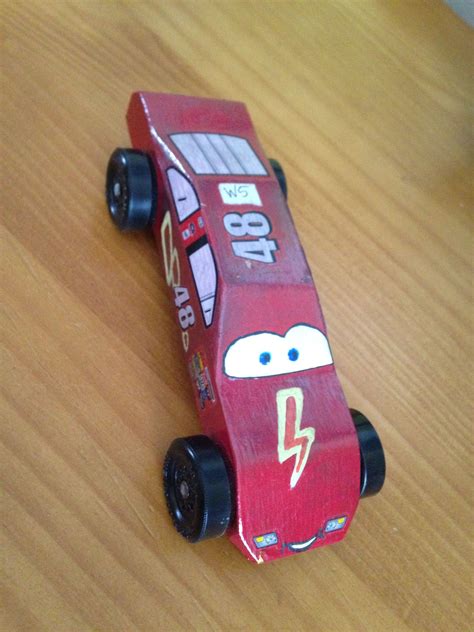 Build Lightning Mcqueen Pinewood Derby Car In 5 Steps