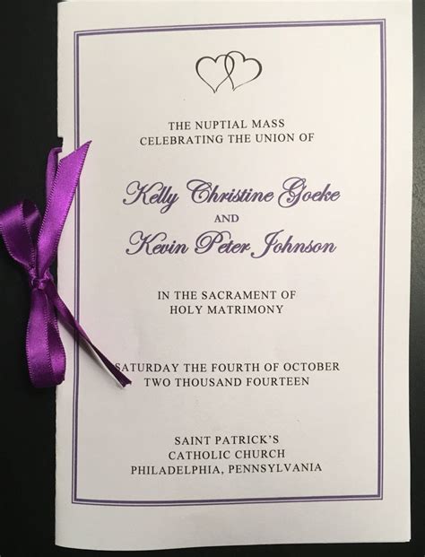 Catholic Wedding Invitation Templates And Wording Ideas