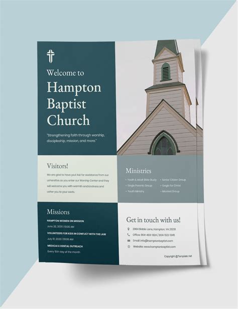 Church Bulletin Template In Google Docs