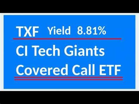 Ci Tech Giants Covered Call Etf Explained