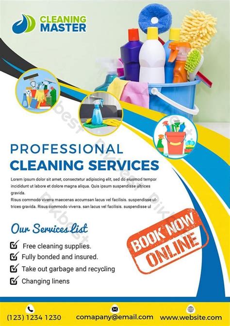 Cleaning Services Brochure Template Design Made Easy