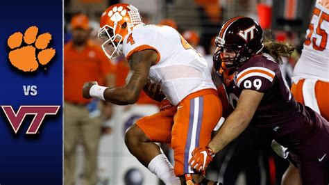 Clemson Vs Va Tech Football Rivalry Game Preview