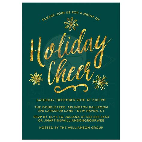 Company Christmas Party Invitation Templates To Wow Your Guests