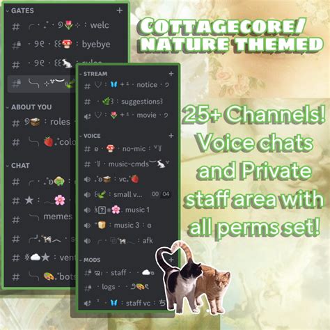 Cottagecore Discord Server Template: A Cozy Community Hub