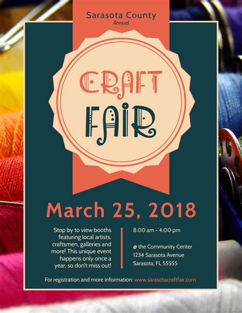 Craft Fair Flyers Free Templates Download