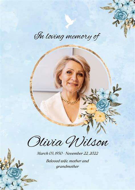 Create A Heartfelt Tribute With Our In Loving Memory Template