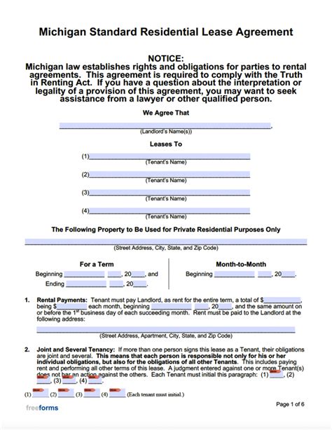 Create A Michigan Lease Agreement In 5 Easy Steps