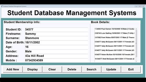 Create A New Database From The Students Template