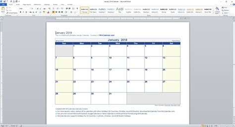 Create Custom Calendars With Microsoft Word Templates