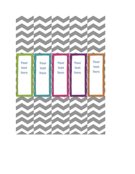 Create Perfect Booklets With Word Binder Spine Template