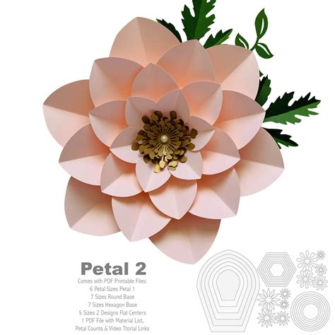 Create Stunning Arrangements With 3d Paper Flowers Template