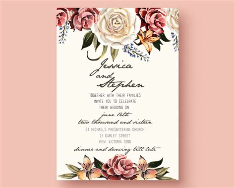 Create Stunning Weddings With Adobe Invitation Templates