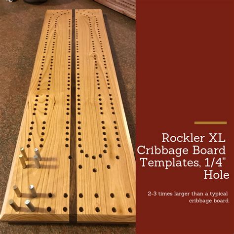 Cribbage Board Template Jig For Perfect Scoring