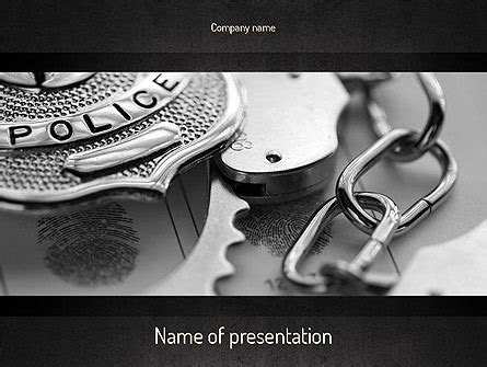 Criminal Justice Powerpoint Templates For Professionals