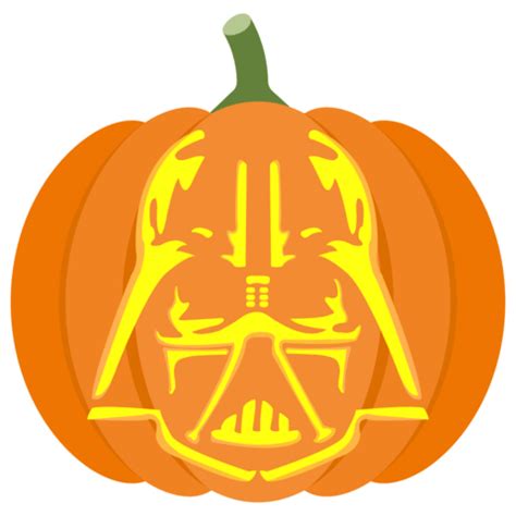 Darth Vader Pumpkin Carving Template Free Download