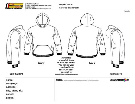 Design Your Own Back Of Hoodie Template Easily