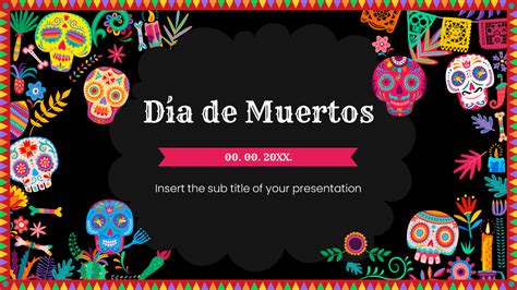 Dia De Los Muertos Powerpoint Template Free Download