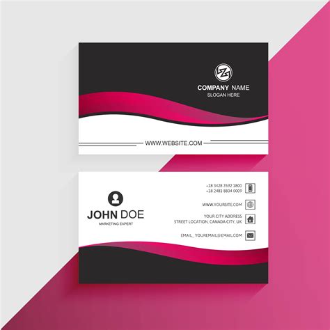 Double Sided Business Card Template In Illustrator