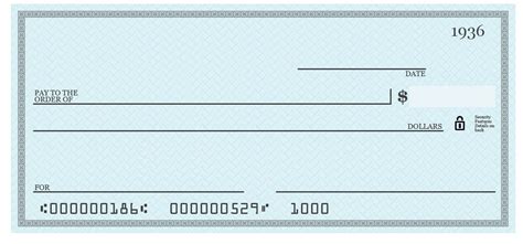 Download Free Blank Check Template Instantly