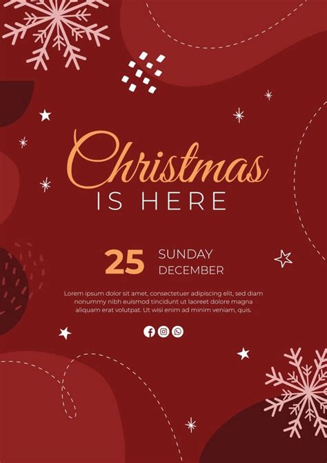 Download Free Christmas Poster Templates This Holiday Season