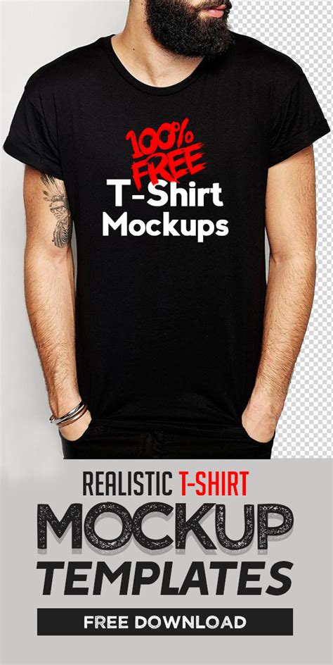 Download Free T Shirt Mockup Template Designs Now