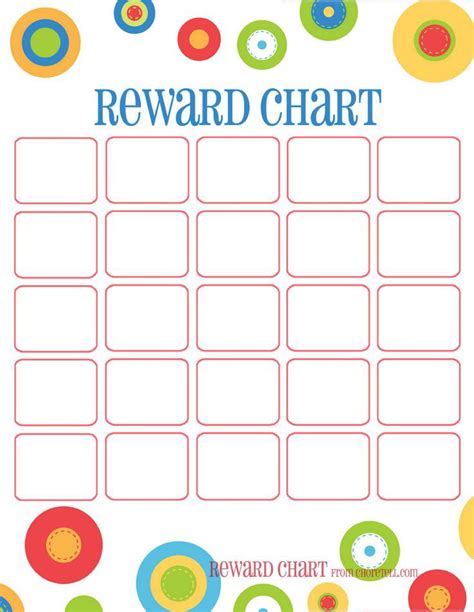 Editable Reward Chart Template For Kids And Adults