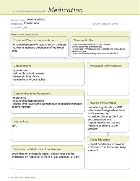 Epoetin Alfa Ati Medication Guide And Dosage Information