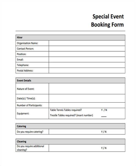 Event Form Template In Microsoft Word Made Easy