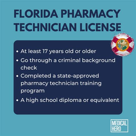 Florida Pharmacy Tech Registration Requirements And Process