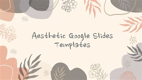 Free Aesthetic Google Slide Templates For Instant Creations