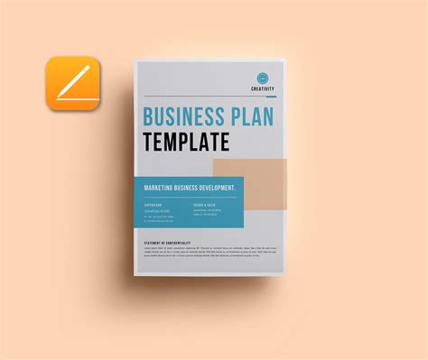 Free Business Plan Template For Mac Pages