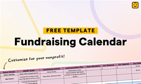 Free Calendar Fundraiser Template: Plan Your Campaign Today