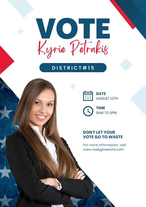 Free Campaign Poster Templates For Instant Downloads