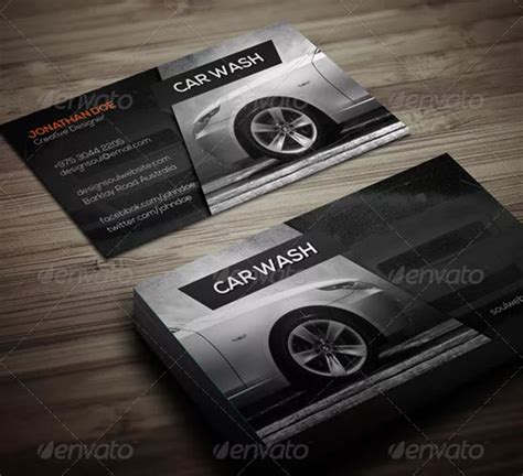 Free Car Wash Business Card Templates Download