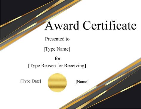 Free Certificate Templates For Powerpoint Presentations