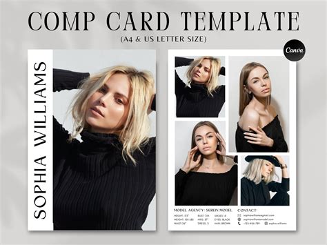 Free Comp Card Template For Models