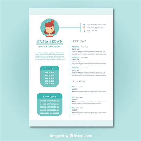 Free Cute Resume Templates For Microsoft Word