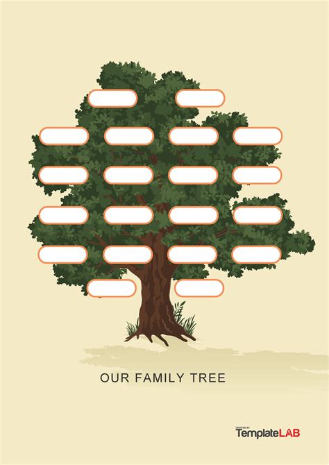 Free Family Tree Template For 15 Members