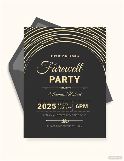 Free Farewell Invitation Templates To Download Now