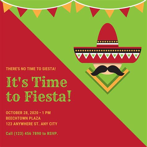 Free Fiesta Invite Templates For Unforgettable Parties