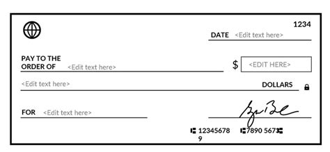 Free Fillable Blank Check Template In Excel Format