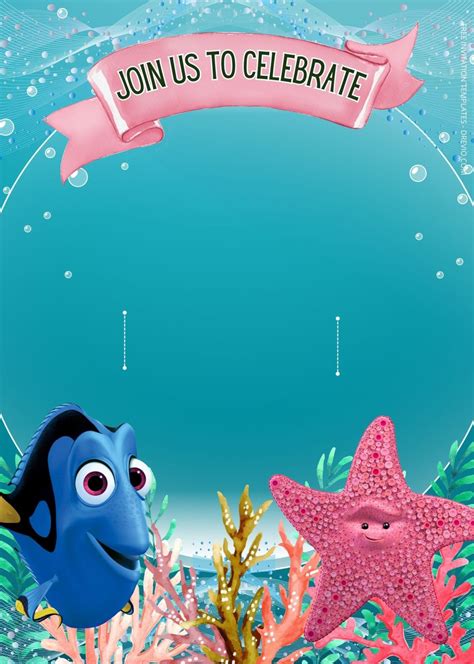 Free Finding Nemo Invitation Templates