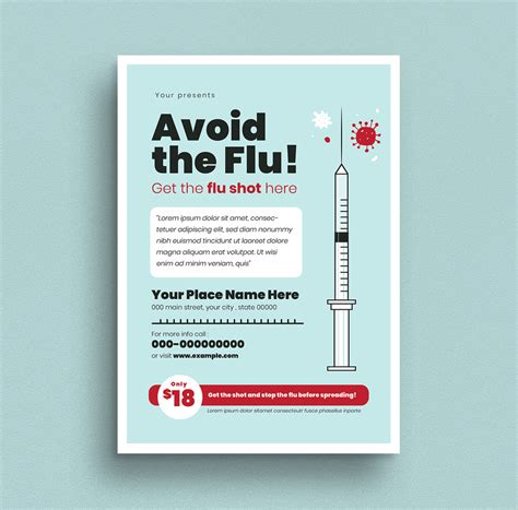 Free Flu Shot Flyer Templates Download Now