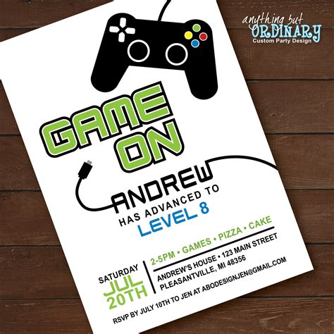 Free Gamer Invitation Templates To Level Up Your Events