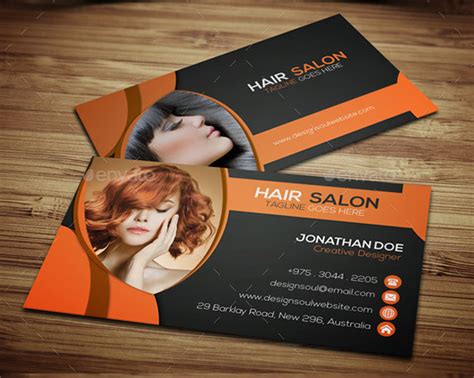 Free Hair Salon Business Card Templates Download