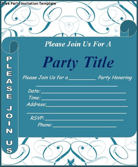 Free Invitation Templates Download