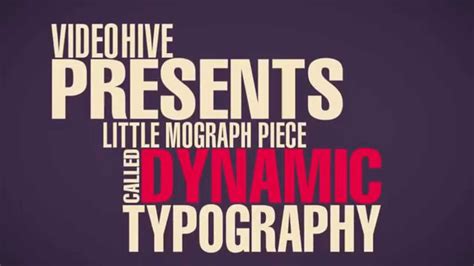 Free Kinetic Typography Template For After Effects