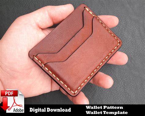 Free Leather Wallet Template Download And Diy Guide