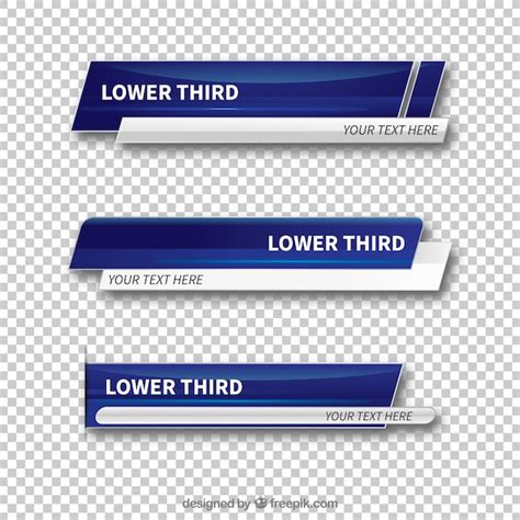 Free Lower Thirds Templates For Stunning Videos