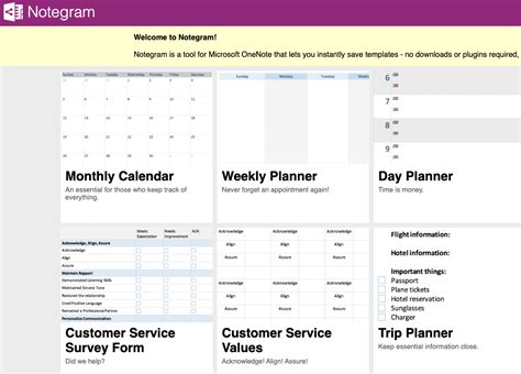 Free Onenote Templates For Streamlined Project Management